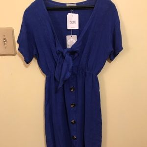 High quality Marina Gigli dark blue dress
